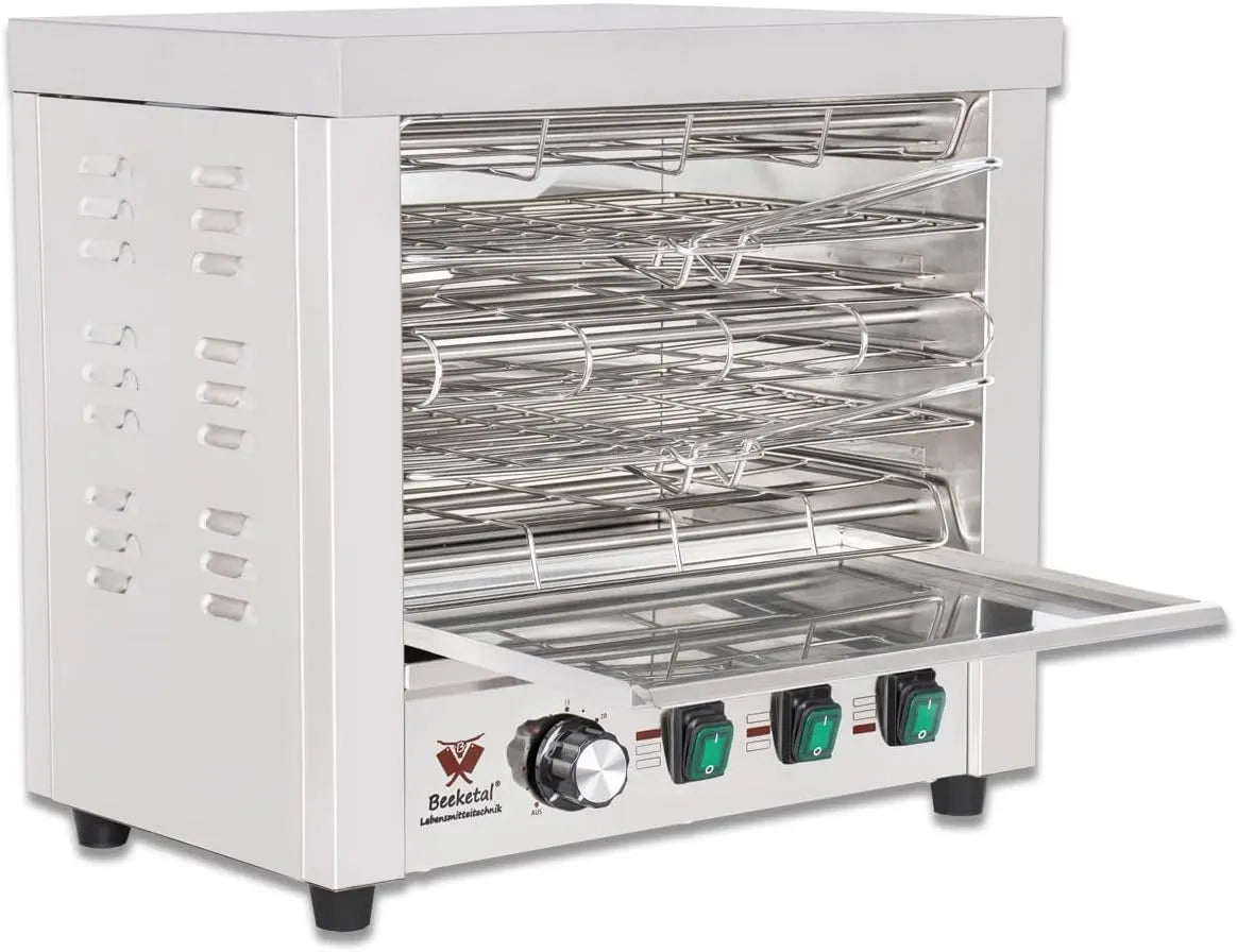 Überbackgerät, Grill, Timer, Edelstahl, Beeketal