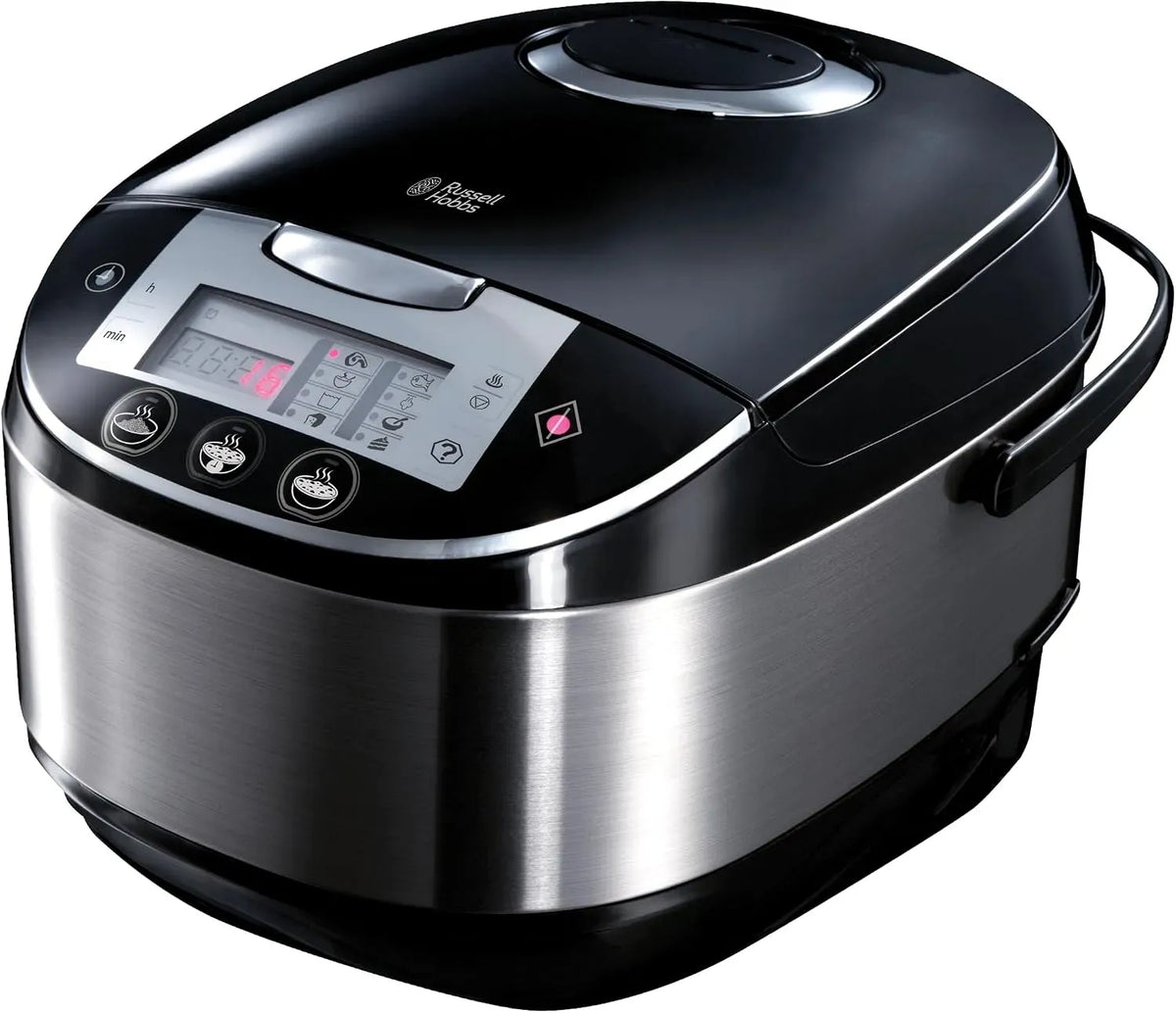 Russell Hobbs Multikocher, elektrischer Multikocher, 5,0 L, Edelstahl, Schwarz