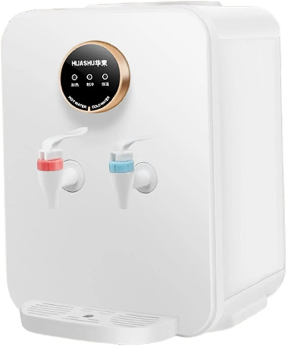Toplader-Wasserkühler, Wasserspender, Tisch, 2 Temperaturzonen, Weiß, für den Tisch