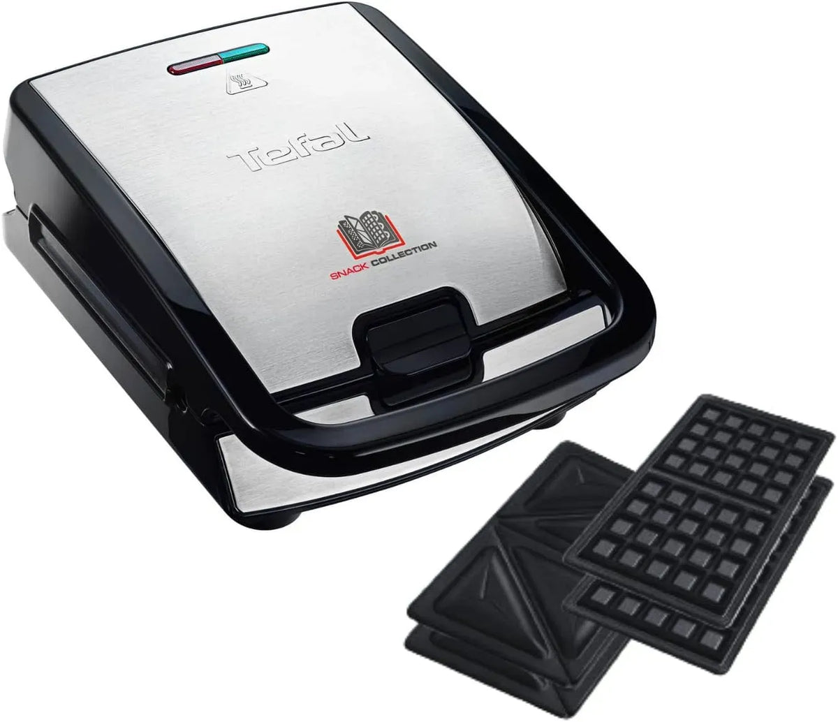 Tefal SW852D Geschirrspüler, 28 x 36,1 x 20,3 cm, 700 W, Spülmaschine, Antihaftbeschichtung, Schwarz, antihaftbeschichtete Platten, erweiterbar