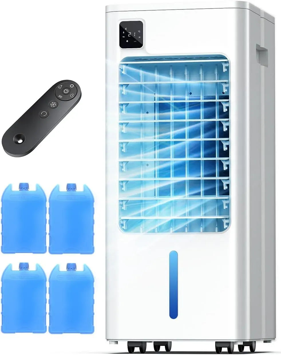 Luftkühler, tragbar, leise, mobiles Luftkühlgerät, kompakter Desktop-Verdunstungsventilator mit leiser Betrieb