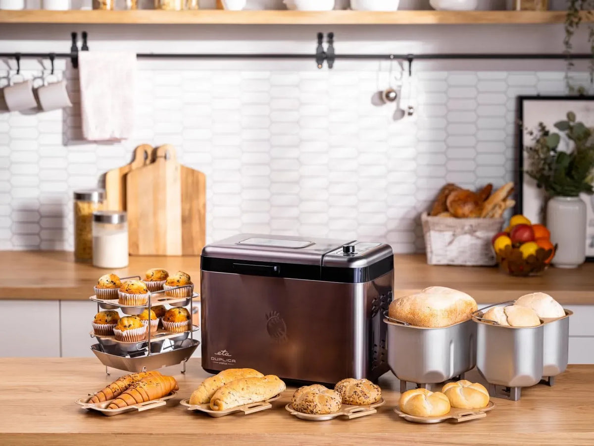 Brotbackautomat, 850 W, 24 Programme, Brotbackmaschine, ETA I 850, Touch-Bedienung, Timer, Kapaz tät 1,5 kg Backformen für Brötchen