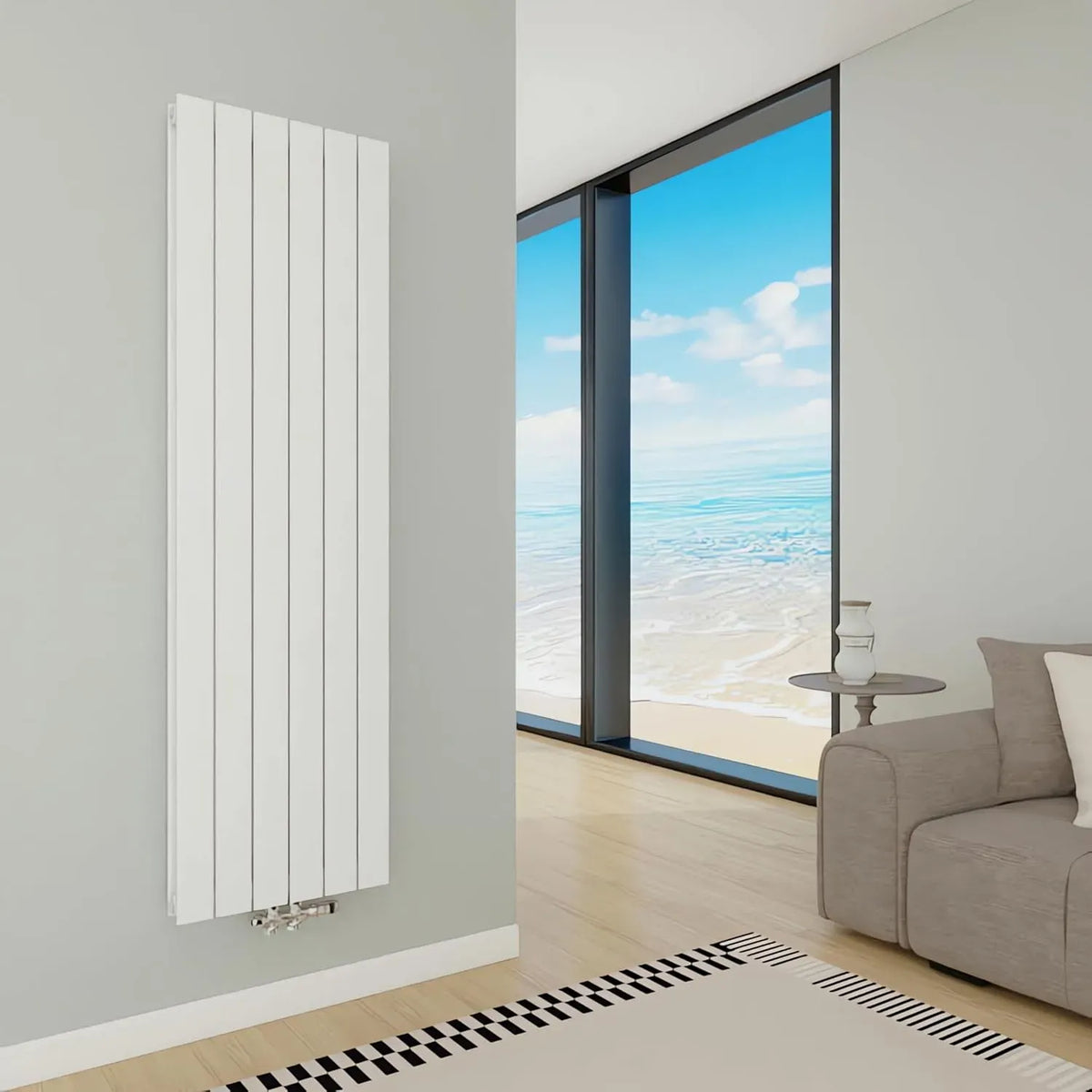 Elektroheizung, 1600×450mm, 1585 W, AICA, Weiß