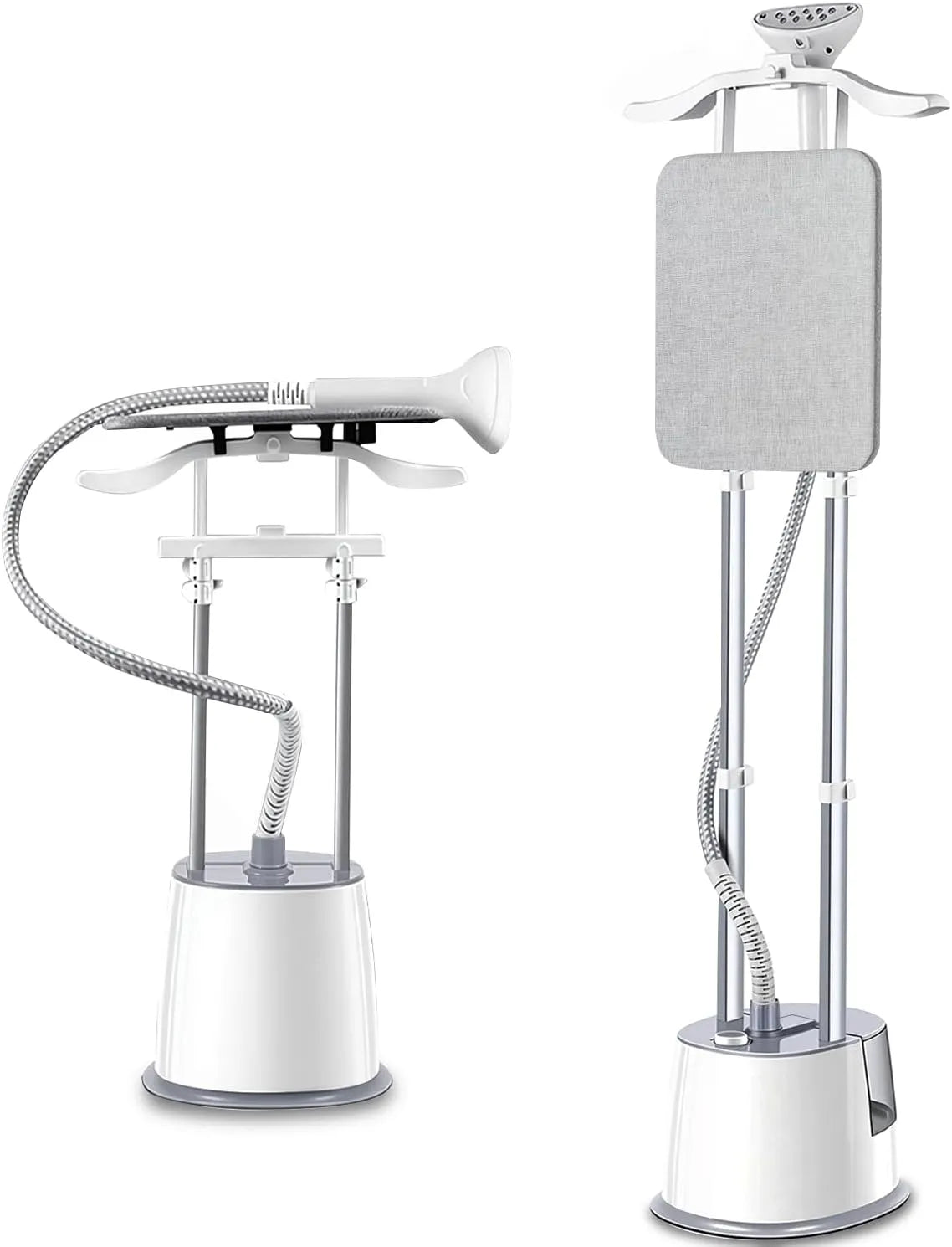 70Min Fast Heat-Up, Continuous Steam, 2000W Garment Steamer and Clothes Steamer with Stand, Tank, Vertical Steamer for All Fabrics, 2.5 L