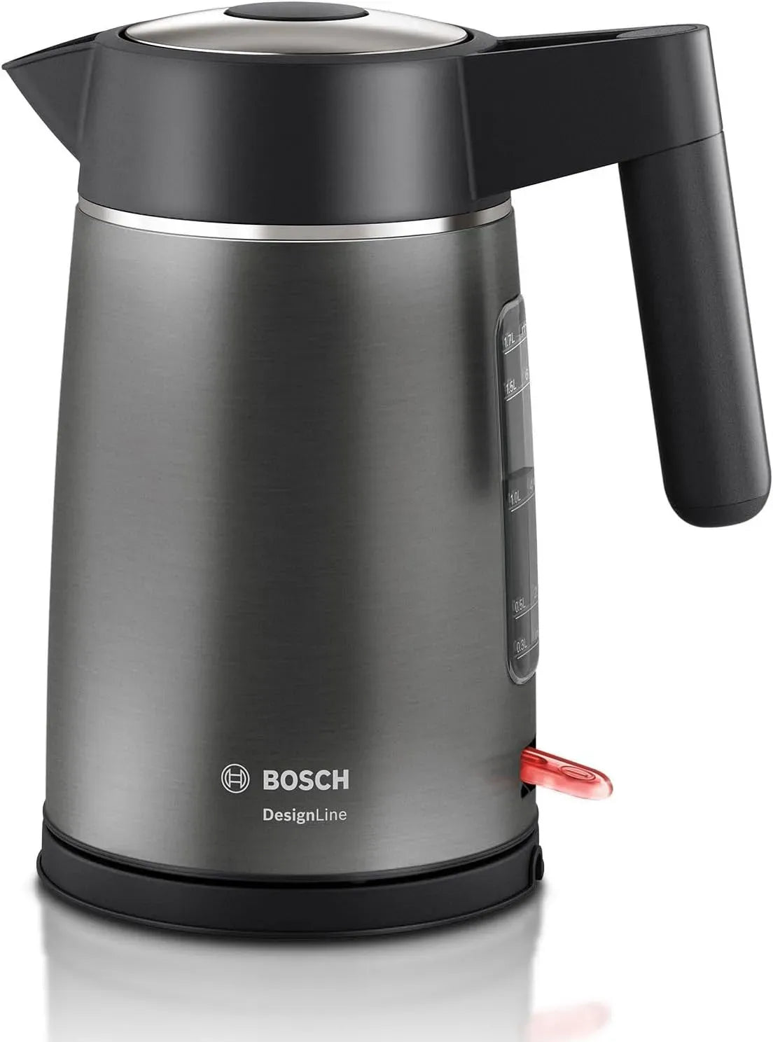 Bosch TWK5P475 Wasserkocher, 1,7 L, 2400 W, Grau