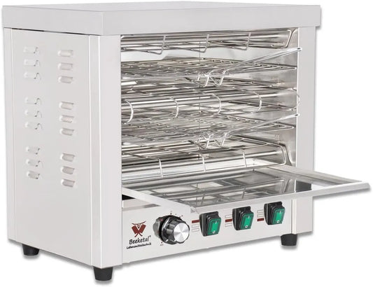 Überbackgerät, Grill, Timer, Edelstahl, Beeketal