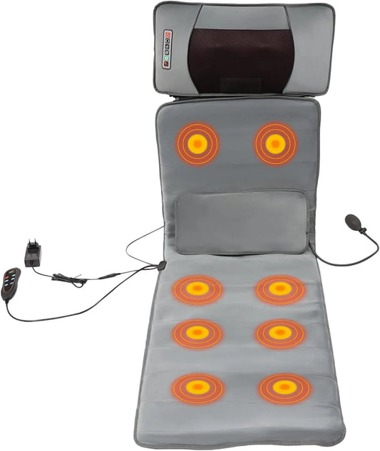 10/20/30min Massagematte, 9 Stufen, Wärmefunktion, für Schultern