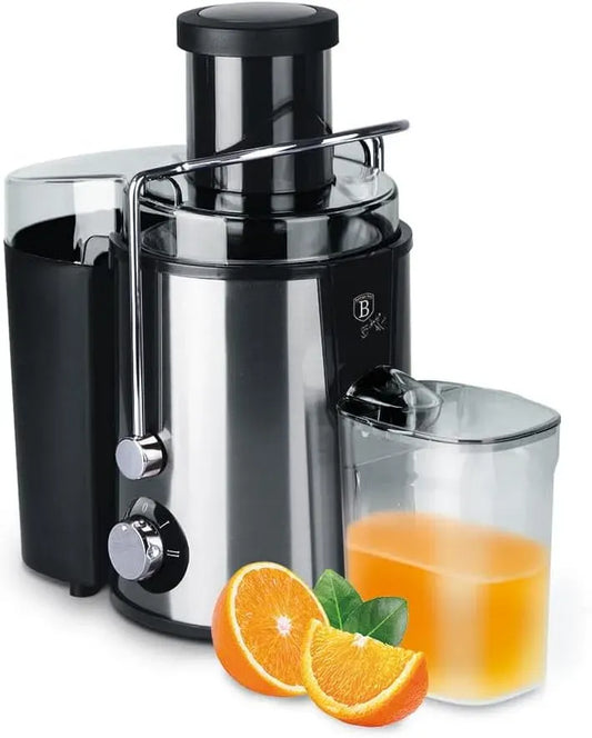Entsafter, BERLINGER HAUS, Schwarz, Saftpresse, Saft- und Zitruspresse, Entsafter Black Silver Collection