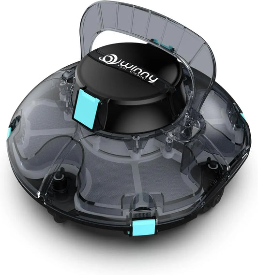 POOL CLEANER, Poolroboter, Poolsauger, Akku, Poolreinigungsroboter, Poolreiniger, 60 m, kabellos, für Aufstellpools bis 60 m², WINNY POOL