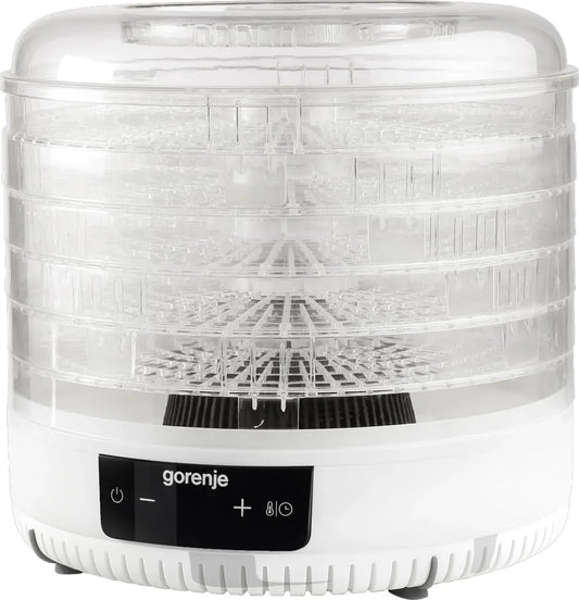 Gorenje FDK500GCW Dörrautomat, Lebensmitteltrockner, Timer, Weiß