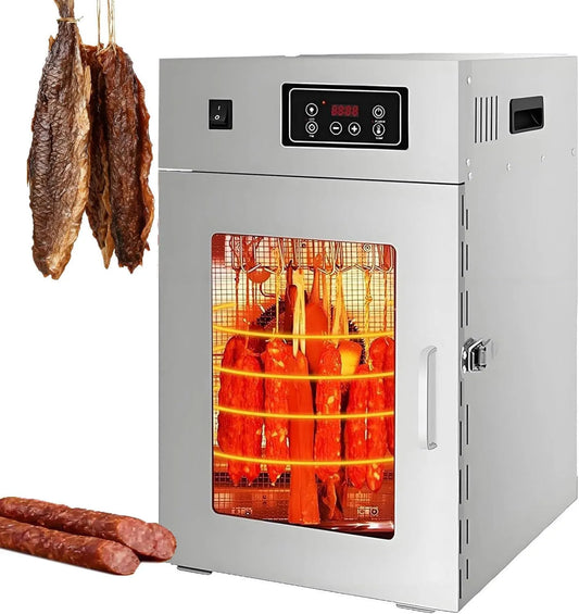Trockenschrank, Dörrautomat, Dörrgerät, Lebensmitteltrockner, 30 bis 90 °C, Edelstahl