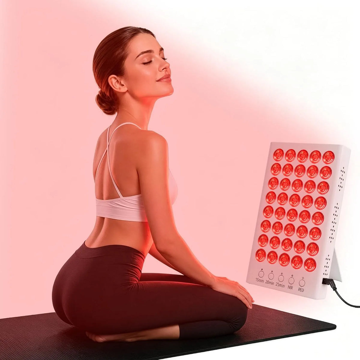 660nm 850nm Infrarotlampe, tragbar, Timer, für Gesicht Körper, Rotlichttherapie