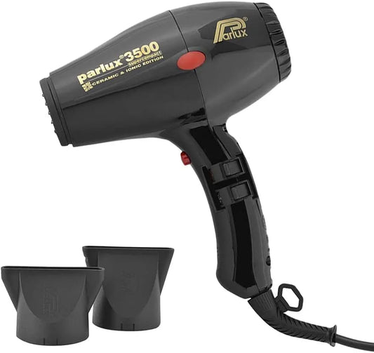 Wäschetrockner, Schwarz, Trockner für Wäsche, Profi-Haartrockner, Parlux Profi-Haartrockner 3500 SuperCompact