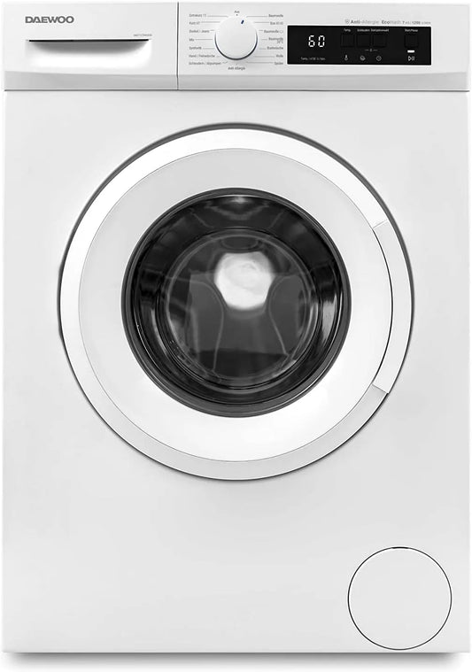 Waschmaschine, 15 Programme, 7 kg, Daewoo WM712T0WU0DE, aquaStop, Weiß
