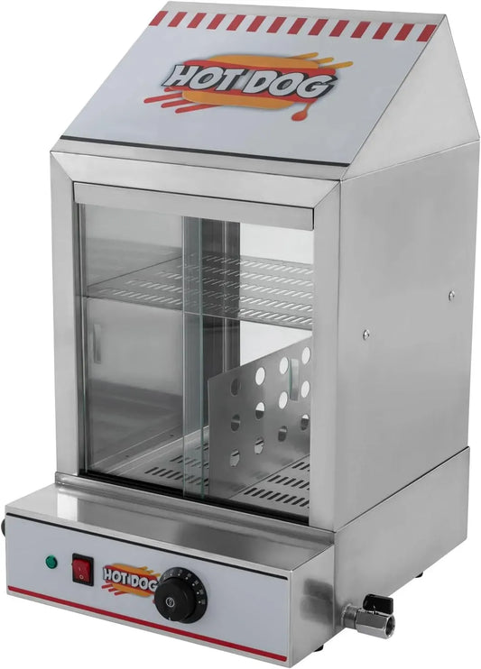 Würstchenwärmer, Wärmeschrank, 40 x 43,5 x 64cm, 1200 W, 64 cm, Warmhaltefunktion, gewerblich, Wärmefunktion, für Hotdogs