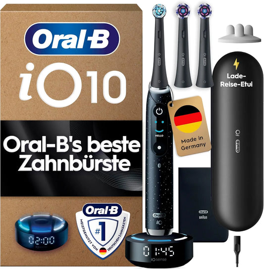 Series 10 Zahnbürste, Elektrozahnbürste, Schwarz, für Zahnpflege