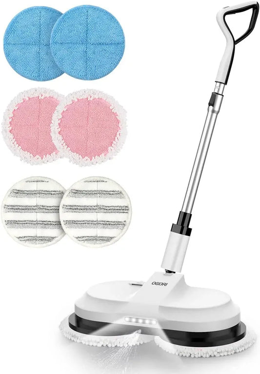 Poliermaschine, 300 ml, LED-Beleuchtung, großer Wassertank, kabellos, Stand- und Wandmontage, OGORI