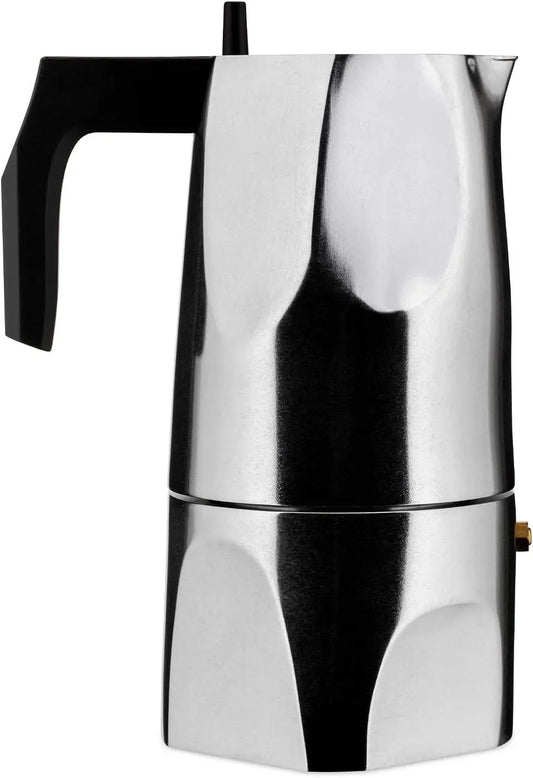 Espressomaschine, Alessi MT18/6, Kaffeemaschine für Espresso, Espressomaschine Ossidiana 300 ml
