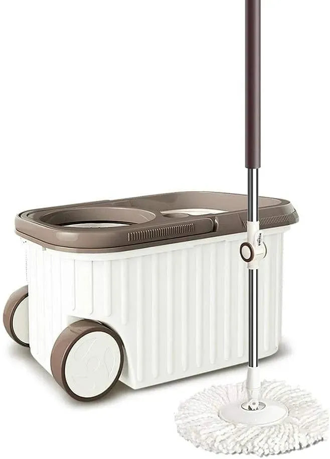 Spin Mop Eimer-Bodenreinigungssystem inklusive auf Rädern Bodenwischer für die gewerbliche Reinigung zu Hause Eimer-Bodenreinigungssystem