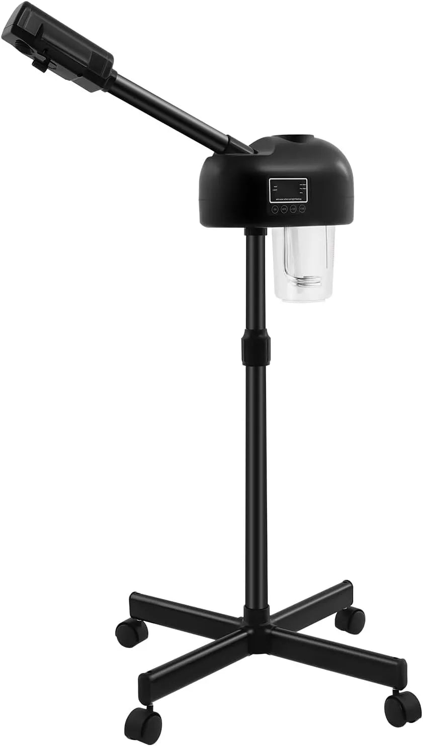 58-68cm Porenreiniger, Gesichtsdampfer, 800 W, 68 cm, Wohnzimmergestaltung, Schwarz, für Salon und Zuhause, Vertikaler