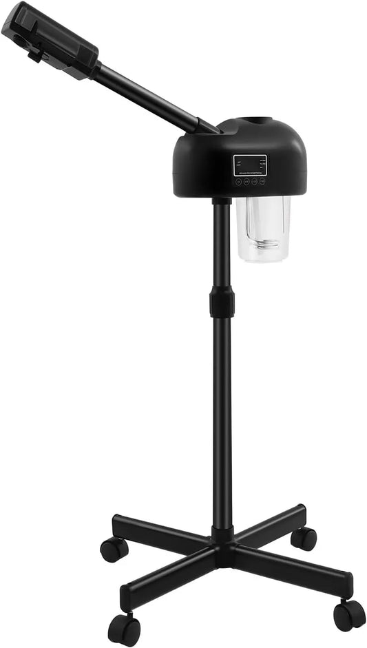 58-68cm Porenreiniger, Gesichtsdampfer, 800 W, 68 cm, Wohnzimmergestaltung, Schwarz, für Salon und Zuhause, Vertikaler