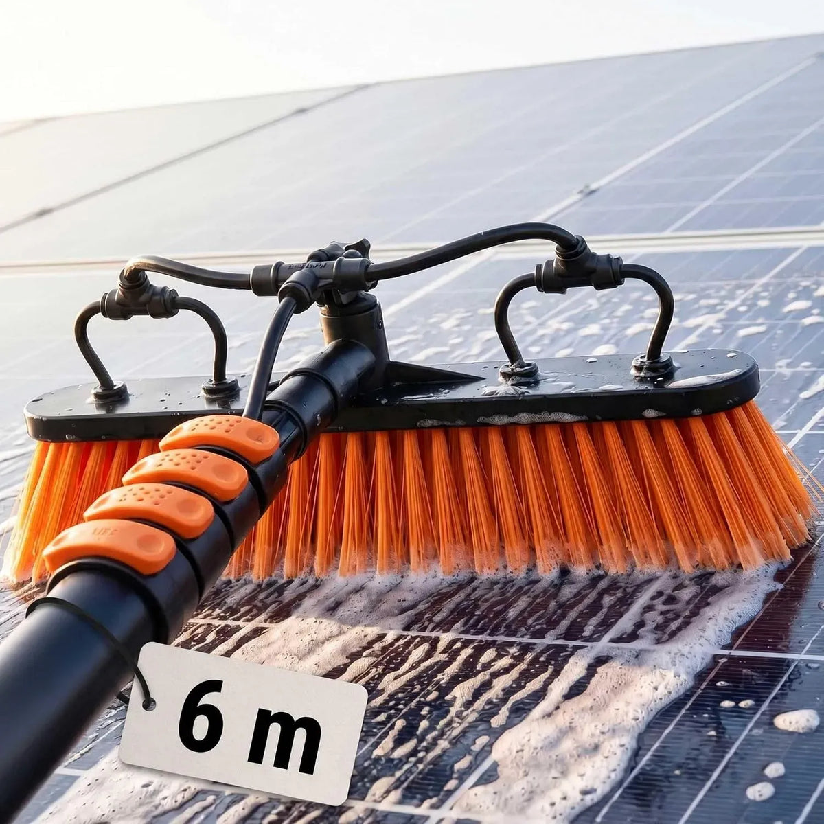 Waschbürste, Briliantwerk® Teleskop Waschbürste inklusive Wasseranschluss