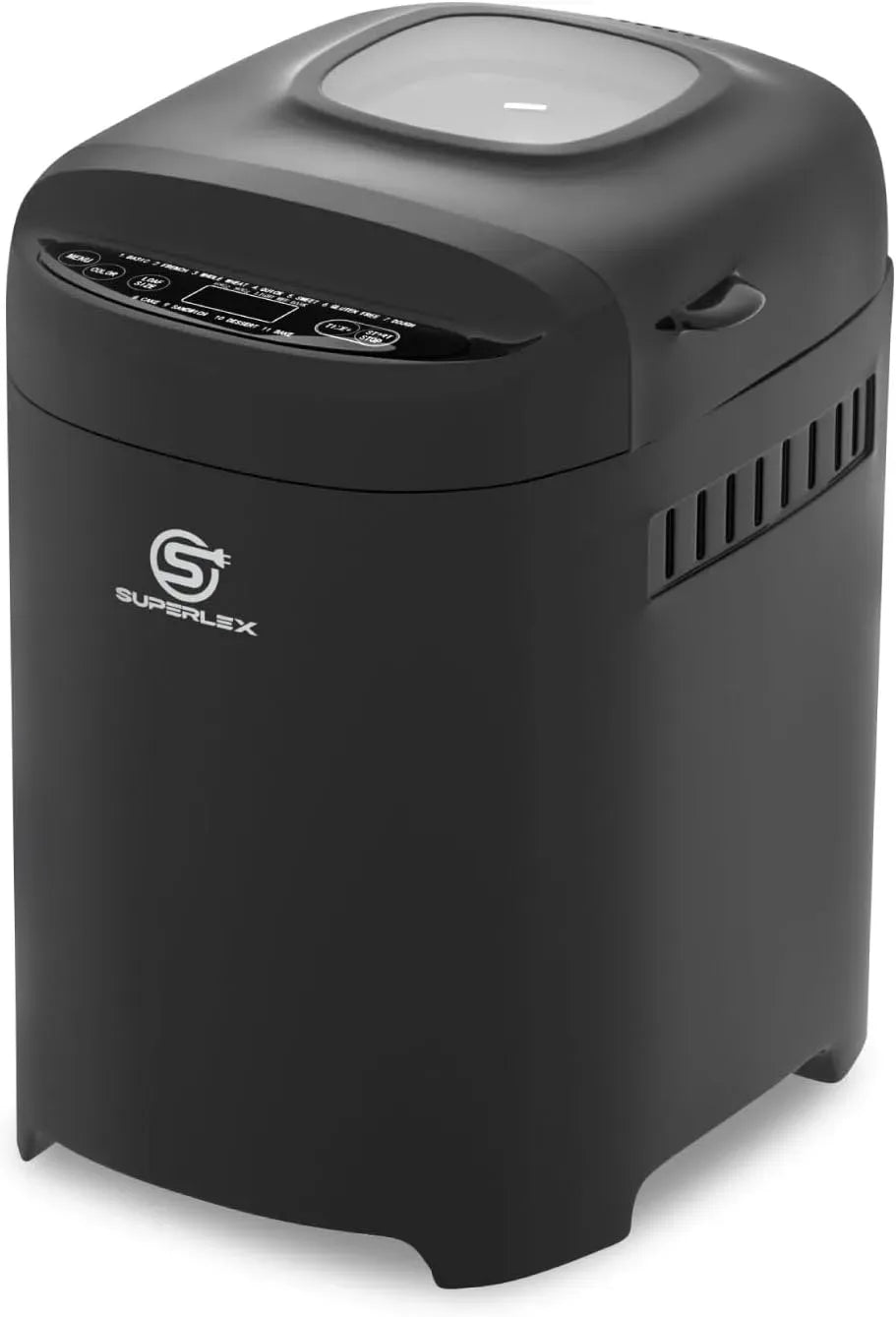 Brotbackautomat, 550 W, 700/900 g, Brotbackmaschine, Brotbackautomat 13h, Timer, Warmhaltefunktion, LCD-Display