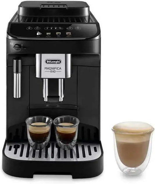 De'Longhi ECAM290.22.B Milchaufschäumer, Milchschäumer, Touch-Bedienung, Schwarz, Soft Touch Farbdisplay, 4 Rezepte