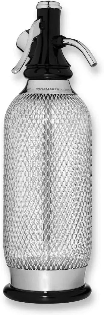 Gerätezubehör, 1,0 L, Edelstahl, iSi 1060 Sodamaker Classic, Sprudler mit PEN-Flasche aus Edelstahlgewebe
