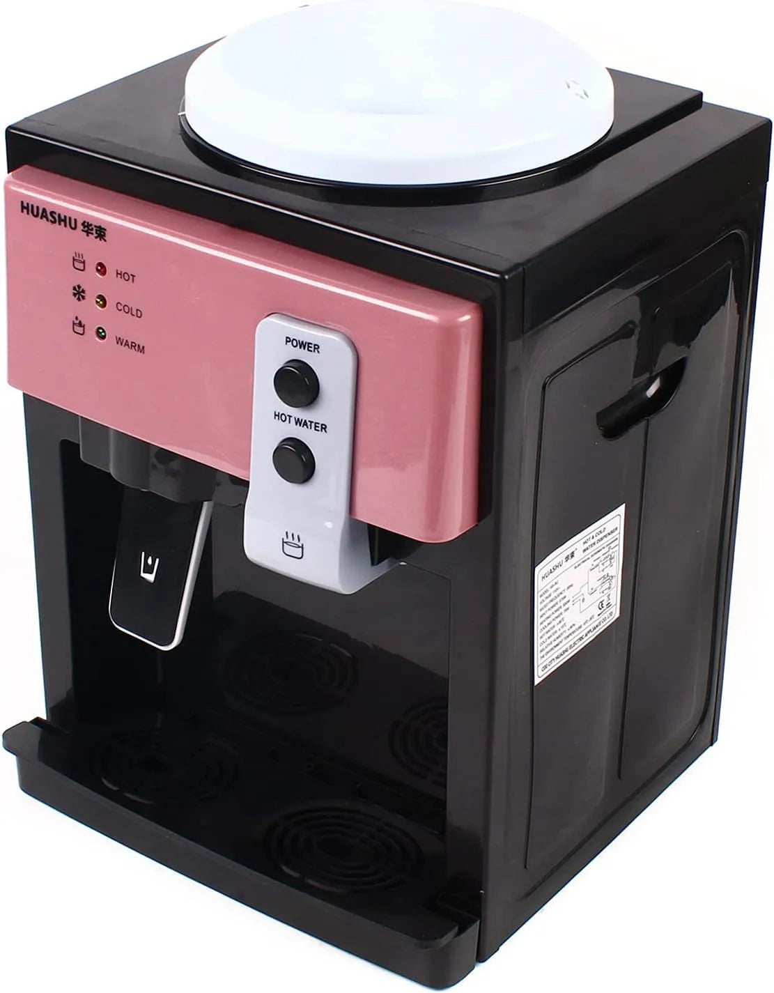 Trinkwassermaschine, Warmwasserspender, Dispenser, 27 × 24 × 36cm, 18 L, 36 cm, Wärmefunktion, für 5 bis 18 L Trinkbrunnen mit Wärmeableitung Port