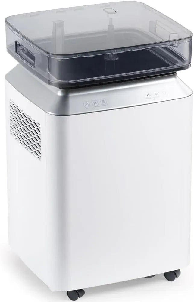 Luftentfeuchter, 8 L, 46 dB, Kalopsia 80L/Tag 24h, Timer, leise, Pumpenablauf und Timer, 170m², 8L Tank