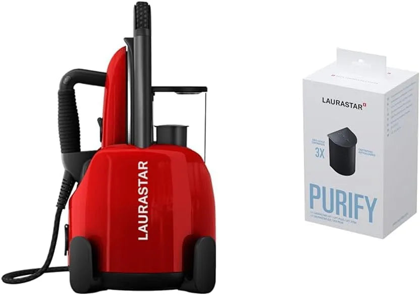 3-er Laurastar Lift Original Red & Kalkschutzkartuschen zur Wasserfilterung Set