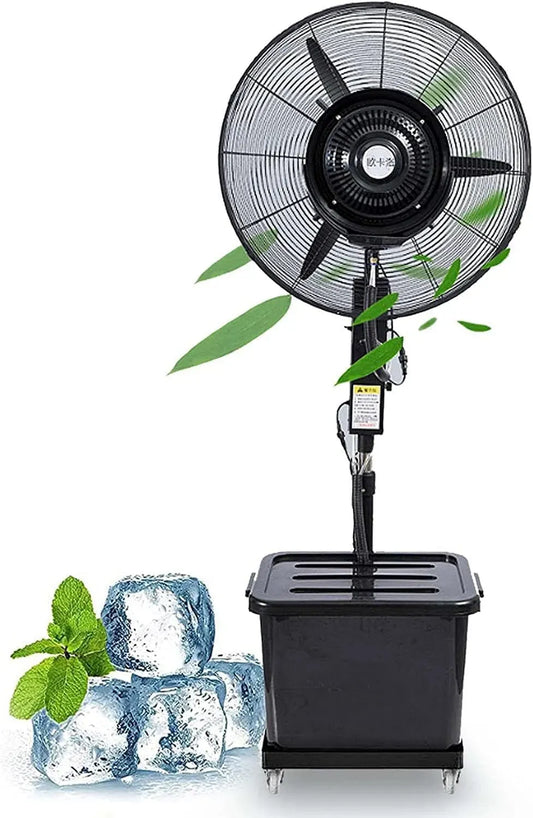 Ventilator, tragbar, Outdoor, leise, Outdoor Misting Fan Kit, leiser Betrieb, verstellbare Höhe