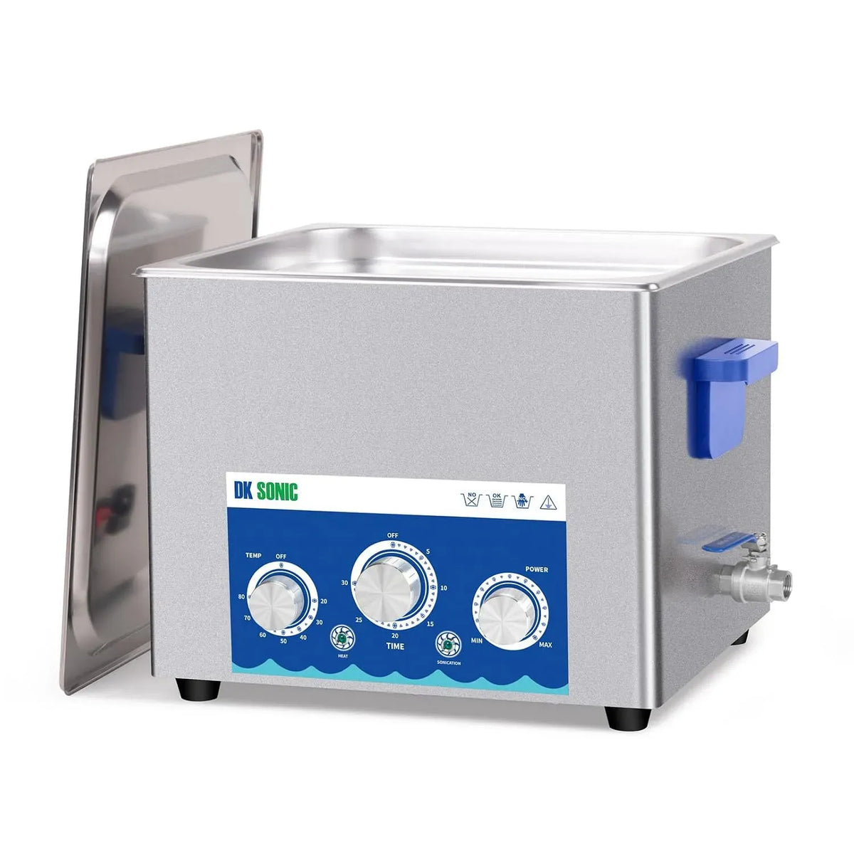 Ultraschallvergaser-Reiniger, Ultraschallreiniger, Heizung, Ultraschallreinigungsgerät, 15 L, 360 W, Timer, Industrie, Wärmefunktion, für Teile