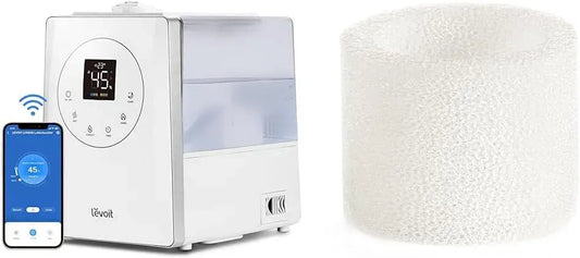 Luftbefeuchter, Ersatzfilter, 6 L, großer Wassertank, Wärmefunktion, LEVOIT