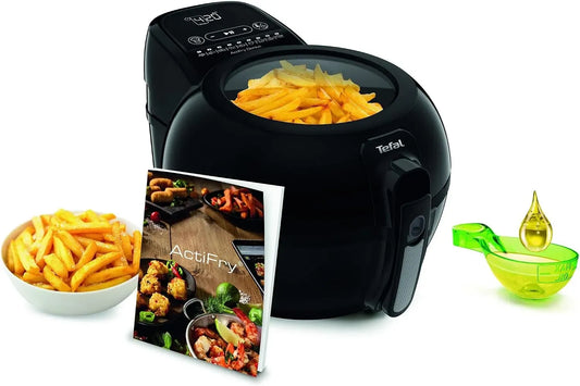 Tefal FZ7738 Heißluftfritteuse, 1500 W, Schwarz, 9 Auto-Kochmenüs, 1,2 kg für 6 Personen