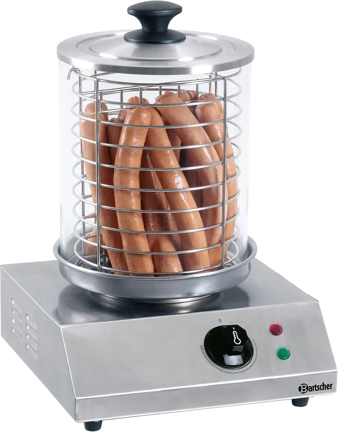 Hot-Dog Gerät, Wärmer, Edelstahl, Wärmefunktion