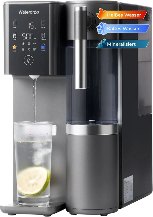 A2G 6-Stufen-Filtration Umkehrosmoseanlage, 2 Temperaturzonen, Wärmefunktion