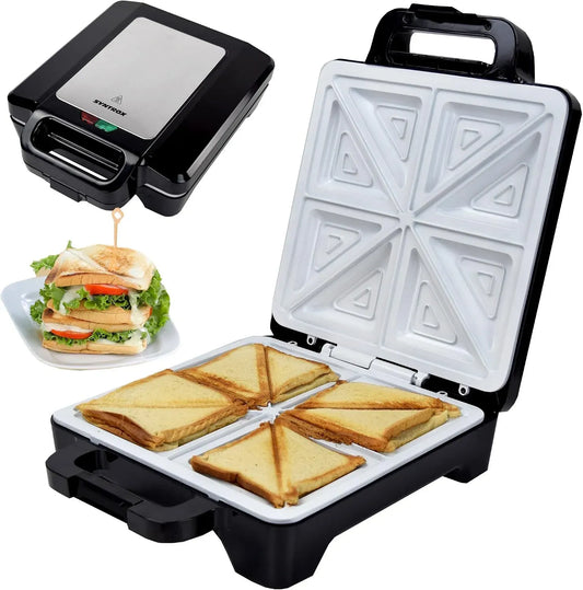 Sandwichmaker, Keramik, Syntrox Germany Keramik Sandwichmaker Drizle