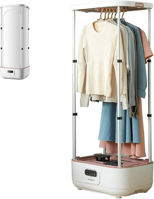 Wäschetrockner, 900 W, Dampftrockner, tragbar, leise, Vertikales Dampfbügeleisen 900W Automatische Bügelmaschine