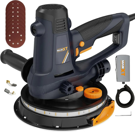 1500-2800RPM Elektroschleifmaschine, Handschleifmaschine, 810 W, 8 Stück, für Trockenbau, MAXXT