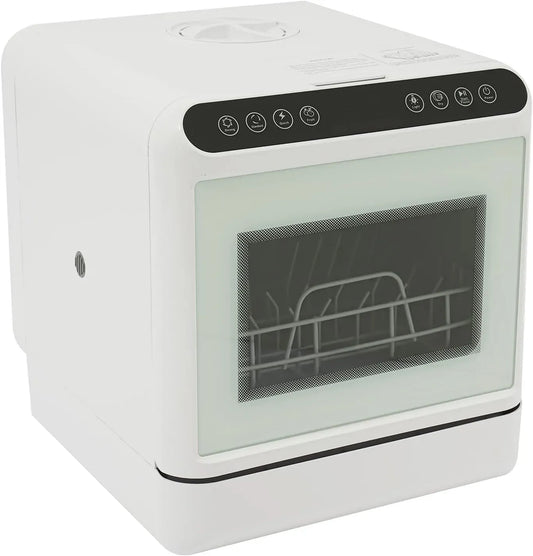 Geschirrspüler, 6 L, 1100 W, Spülmaschine, Touch-Bedienung, großer Wassertank