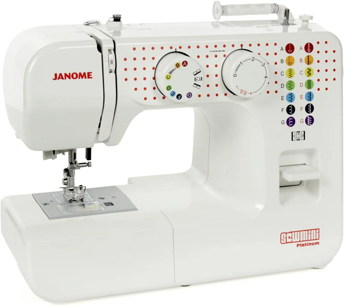 Kindernähmaschine, elektrische Nähmaschine, Janome SewMini Platinum Kindernähmaschine