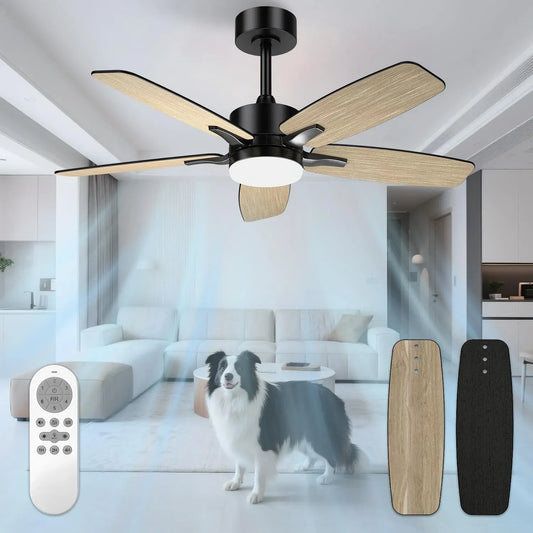 Ventilator, 106 cm, Wohnzimmergestaltung, leise, Schwarz