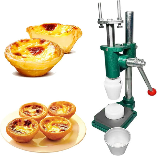Shell Maker, Gebäck-Teigpresse, Edelstahl, für Pudding-Törtchen und Kuchenkrusten