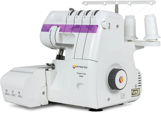 1800X Leistung-1350 Overlock-Nähmaschine, elektrische Nähmaschine, 120 W, 20 Stiche, 1350 Stiche, Triumphator