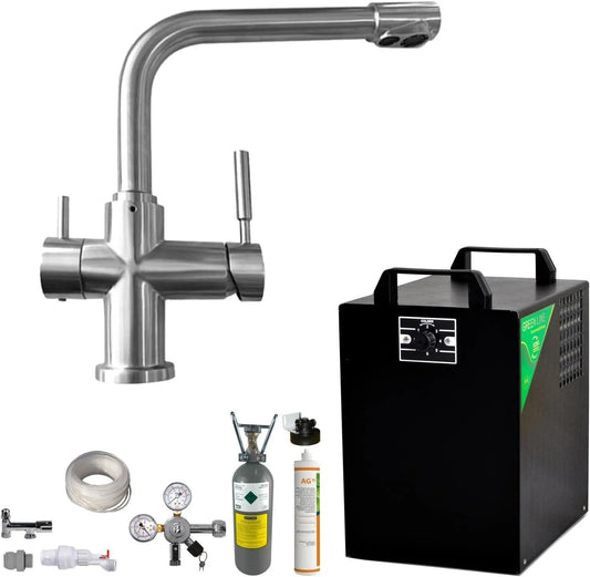 Küchenarmatur, 25 L, Tafelwassergerät BT-25U 3-Wege, Edelstahl