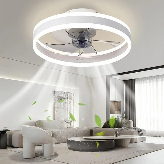 Ventilator 3000K-6000K, App, Weiß, Ventilator zur Luftzirkulation