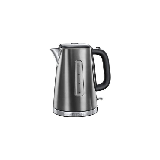 Russell Hobbs Wasserkocher, 1,7 L, 2400 W, Edelstahl, Grau, 23211-70
