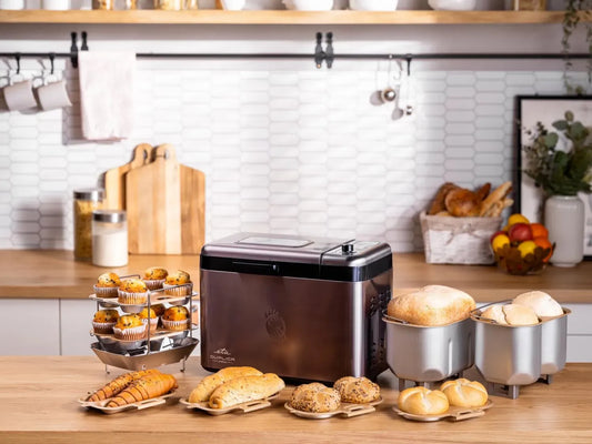 Brotbackautomat, 850 W, 24 Programme, Brotbackmaschine, ETA I 850, Touch-Bedienung, Timer, Kapaz tät 1,5 kg Backformen für Brötchen